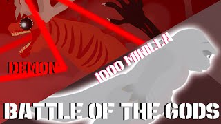 Level 1000 Minilla Ex Vs Demon A Kaiju Universe Animation [upl. by Jobyna501]