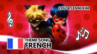 MIRACULOUS  EXTENDED THEME SONG French  Lou amp Lenni Kim [upl. by Malonis]