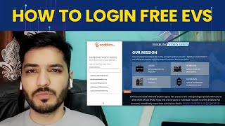 How to login FREE EVS  Enabling Video Series [upl. by Llehcam492]