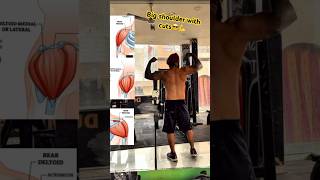 Shoulder excercises 🏋️‍♀️ Shoulder Best excercises shortsfeed shorts gymworkout shoulders gym [upl. by Elleon]