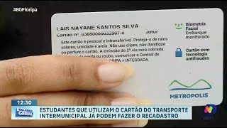 Atenção estudantes recadastramento do cartão de transporte interurbano já está disponível [upl. by Naik]