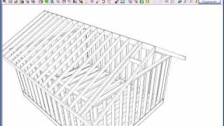 softplan intermediate roof framing blocking [upl. by Agretha704]