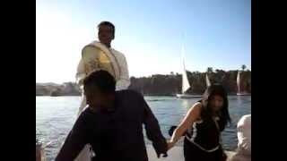 Felucca ride in Aswan Egypt  Nubian Music [upl. by Dirrej]