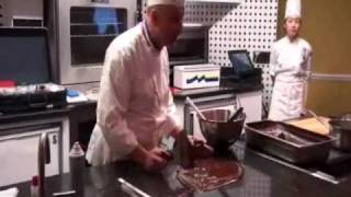 Making chocolate ganache with Le Cordon Bleu Ottawa [upl. by Kerril718]