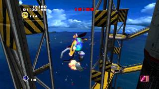 Sonic Adventure 2 Battle TAS SA Metal Harbor 1st 29090 Points [upl. by Hoffer]