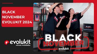 COMEÇOU Black November Evolukit 🖤 [upl. by Kinimod]