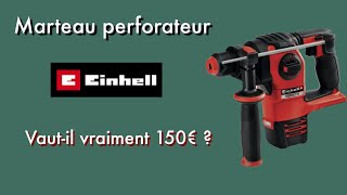 Review et test marteau perforateur Herocco Einhell avis [upl. by Buffo]