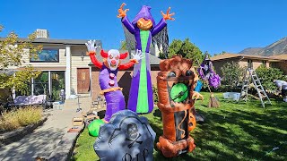 Unboxing 3 New Halloween Inflatables [upl. by Karalynn]