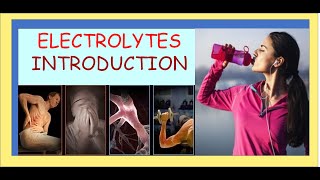 Lecture 32 Electrolytes  Introduction [upl. by Lrad14]