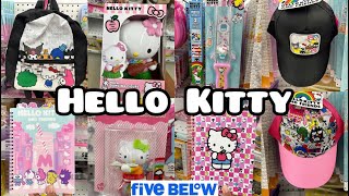 ❤️HELLO KITTY at FIVE BELOW 🤍 Hello Kitty Lovers Shop with me ❤️ [upl. by Poyssick]