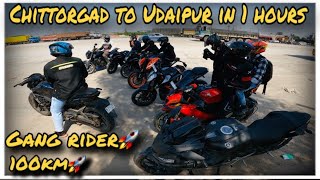 CHITTORGAD TO UDAIPUR NON STOP 100 KMS IN 1 HRS  EP4 SAWRIYA JI RIDE  WE DID THE IMPOSSIBLE [upl. by Uphemia]