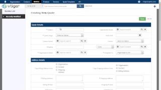 VTiger CRM  Predefined Quote Templates by VTigerExpertscom [upl. by Enyawud]