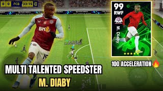 Multi Talented Speedster M diaby Best Winger in All Posisiton  Efootball Mobile 2024 [upl. by Crawford914]