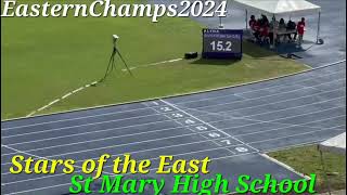 Eastern Champs2024 100m Highlights II St Mary High SchoolChampion [upl. by Rock]