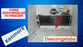 Como descongelar Tu Freezer Congelador Kenmore [upl. by Annorah934]