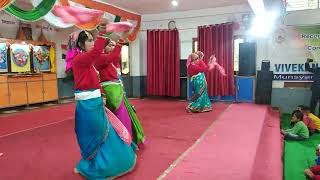 Independence vvmic Munsyari students Dhamakedar Dance performance [upl. by Selim]