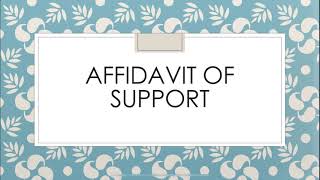 How to make Affidavit of Support for Canada Visa Application Affidavit of Support points [upl. by Darb]