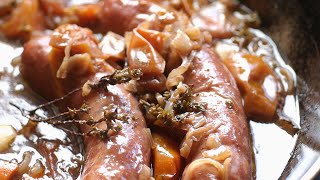 Recette  Ragoût breton de saucisses bon et pas cher [upl. by Hines266]