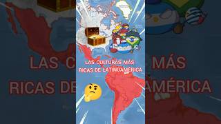 LAS CULTURAS MÁS RICAS DE LATINOAMÉRICA countryballs paises mapa historia curiosidades [upl. by Marlee232]