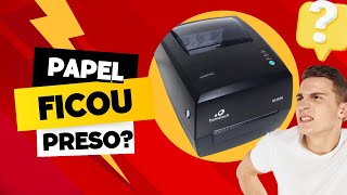 impressora Elgin Bematech L42  Papel preso ou enrroscado como arrumar [upl. by Ettessil]