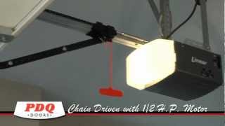 PDQ LDO50 Garage Door Demo [upl. by Flaherty]