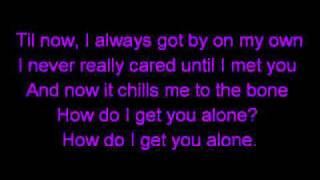 Alone Again  Alyssa Reid ft P Reign with lyrics on screen HQ [upl. by Marlene]