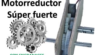 Como hacer un MOTORREDUCTOR Super fuerte100 fácilCON tec327 [upl. by Aenyl]