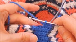 How to Do a Modified Single Crochet Stitch  Tapestry Crochet [upl. by Atteras873]