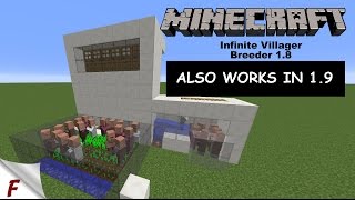 Minecraft 18  19  110 Infinite Villager Breeder [upl. by Parfitt]