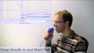 NDD EasyonPC Spirometer  FVL Tidal Breathing [upl. by Ahsirat369]