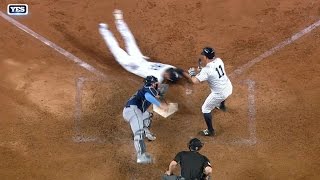 Ellsbury sprints to the plate to steal home [upl. by Trinidad]