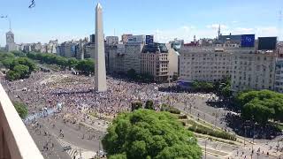 Argentina campeón del mundo último penal el gran estallido final desde el obelisco [upl. by Williamson]