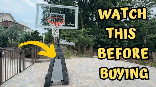 Quick Review of Spalding The Beast Portable Basketball Hoop [upl. by Nillok]