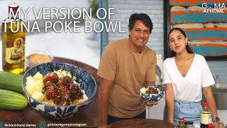 Goma At Home Tuna Poke Bowl For Juliana [upl. by Kerat]