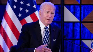 Biden blames ‘other team’ for hospital blast at Gaza City hospital [upl. by Soble633]