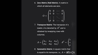 REMEDIAL MATHEMATICS FOR B PHARMACY 1ST YEAR 1 SEM MATRICES [upl. by Aljan279]