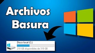 Como ELIMINAR ARCHIVOS BASURA de mi PC Windows 10 ✔️ Limpiar y Optimizar mi PC Sin Programas 👍 [upl. by Yukio]