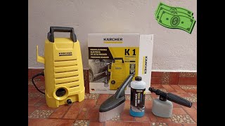 La Hidrolavadora Karcher más ECONOMICA  Karcher K1 car ideal para el Hogar [upl. by Erwin]