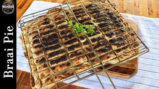 How to make a Boerewors Braai Pie  Braai recipes  Sausage and cheese filled pastry  South African [upl. by Marianne674]