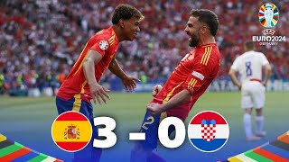 ESPAÑA APLASTA A CROACIA  ESPAÑA 3 CROACIA 0 [upl. by Nozicka]