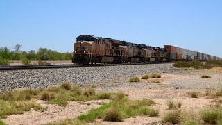 Railfanning UP Phoenix Gila Lordsburg Sub 1 of 3 [upl. by Aivad763]