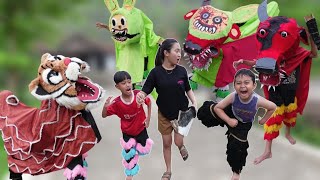 film pendek  GAWAT BARONGAN SAPI BERGABUNG SAMA BARONGAN LABUBU IJO MELAWAN B0C1L BARONGAN [upl. by Wolliw543]