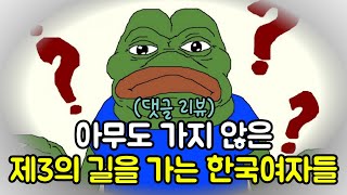 댓글 리뷰 아무도 가지 않은 제3의 길을 가는 한국여자들 [upl. by Xylina]