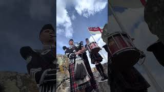 Beautiful BagPipes and Drums in Scottish Castle [upl. by Sabra]