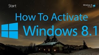 Activate Windows 81 Pro Preview Build 9600 And All Version [upl. by Conlan147]