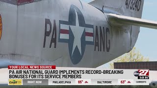 PA Air National Guard implements record bonuses [upl. by Liarret]