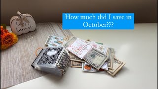 October Savings  How Much Did I Save  Episode 26 [upl. by Noroj]