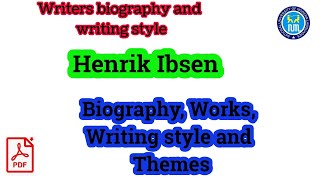 Henrik Ibsen  Writing style of Henrik Ibsen  Themes in Henrik Ibsen plays [upl. by Bravar]