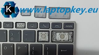 Installation Guide how to install fix repair keys in HP keyboard 450 G5 455 G5 470 G5 840 G5 745 G5 [upl. by Yhtomot]