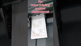 Cover Printing digitalprinting printing cover print [upl. by Dnalro]